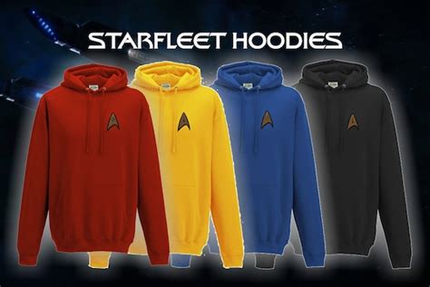 Star Trek Hoodie Star Trek the Original Series Starfleet | Etsy