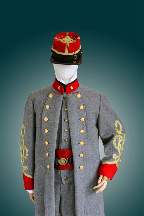 1860s Guerre de Secession US Major Confédéré - La compagnie du costume