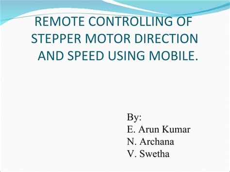 Stepper Motor Types, Advantages And Applications