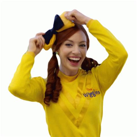 Fixing Hair Bow Emma Wiggle Sticker - Fixing Hair Bow Emma Wiggle The Wiggles - Tumuklas at ...