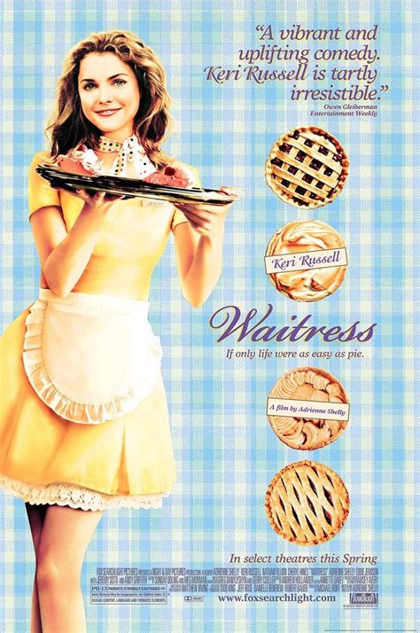 My favorite movie and inspiration. | Waitress 2007, Waitress, Great movies