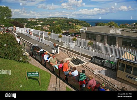 The Beer Heights Light Railway at Pecorama, Beer, Devon, England, UK Stock Photo - Alamy