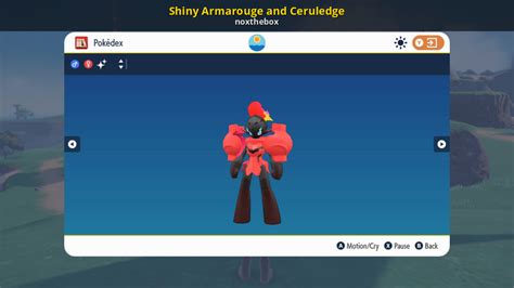 Shiny Armarouge and Ceruledge [Pokemon Scarlet & Violet] [Mods]