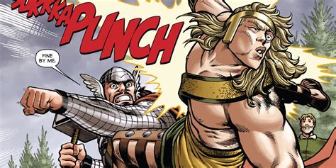 Thor & Hercules Meet in Marvel's Weirdest Fight Ever