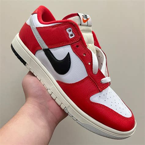 Nike Dunk Low "Red/White" Tri-Colored Outsole | SneakerNews.com