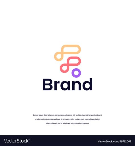 Letter f logo inspiration Royalty Free Vector Image