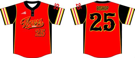 Maryland Tigers Custom Modern Baseball Jerseys