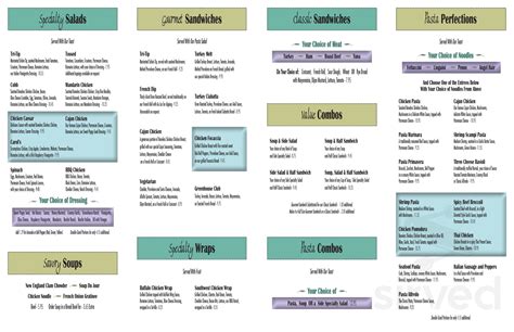 Greenhouse Cafe menu in Lancaster, California, USA