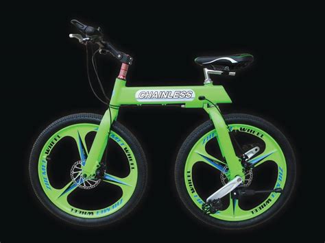 Missing Links: 'Chainless' Bike Breaks Design Mold