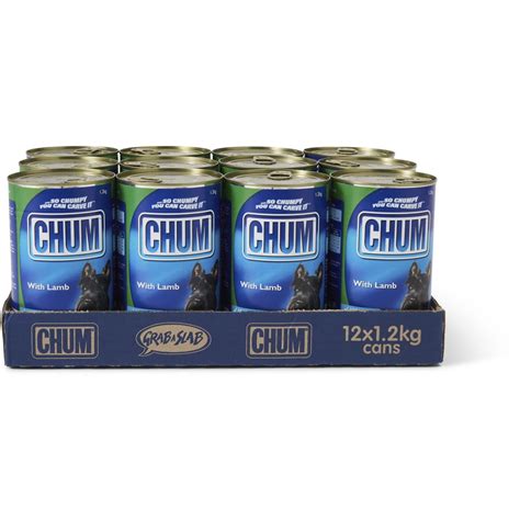 Chum Lamb Wet Dog Food 12 x 1.2kg | BIG W