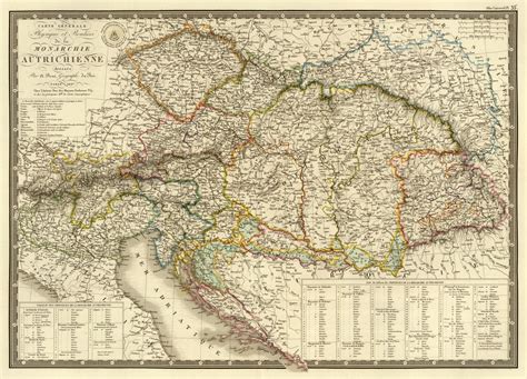 Historical Map of Austria and Austrian Empire Large Wall Map - Etsy