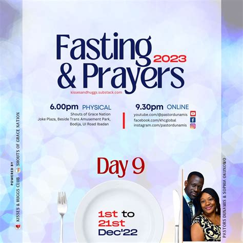 Day 9 - Fasting and Prayers For 2023 - by Dunamis Okunowo