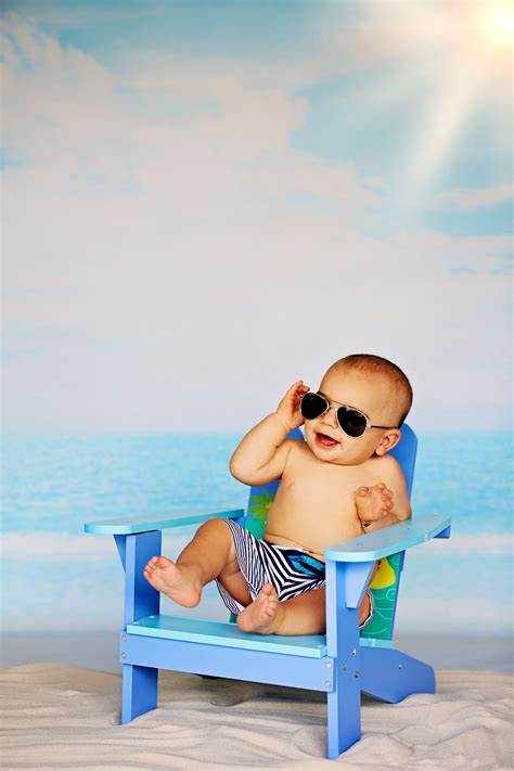 beach photoshoot ideas for baby boy - Charla Everhart