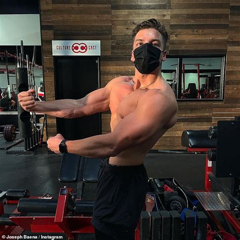 Joseph Baena flexes shirtless in new Instagram photos | Daily Mail Online