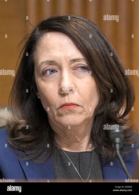 United States Senator Maria Cantwell (Democrat of Washington) listens during the US Senate ...