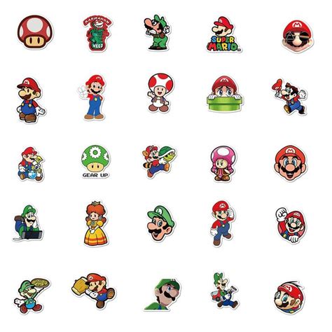 Super Mario Stickers | Super mario, Mario, Stickers