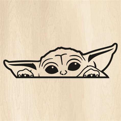 Baby Yoda Face SVG | Baby Yoda PNG | Star Wars Yoda vector File | PNG ...