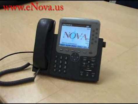 Cisco IP Phone 7970 Overview - YouTube