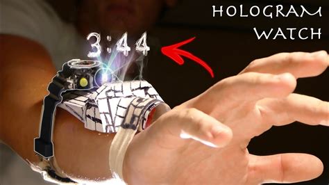 How To Make a $40 HOLOGRAPHIC Smart Watch!!! (Simple Futuristic Build) - YouTube