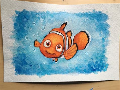 Finding Nemo Watercolor Painting Print | Etsy | Watercolor disney, Disney paintings, Watercolor ...