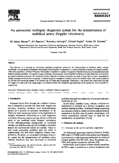 (PDF) An automated intelligent diagnostic system for the interpretation ...