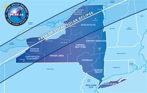 New York State Solar Eclipse | View Info, Times & Maps