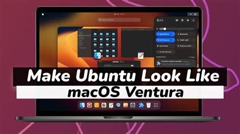 How to Make Ubuntu Look Like Mac OS Ventura ( NEW ) - YouTube