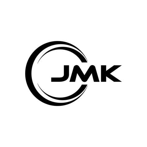 JMK letter logo design in illustration. Vector logo, calligraphy ...