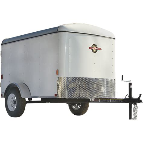 Carry-On Trailers 5ft. x 8ft. Enclosed Cargo Trailer — 2400-Lb. GVWR ...