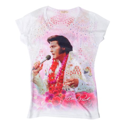 Elvis Aloha Ladies T-shirt | Shop the ShopElvis.com Official Store