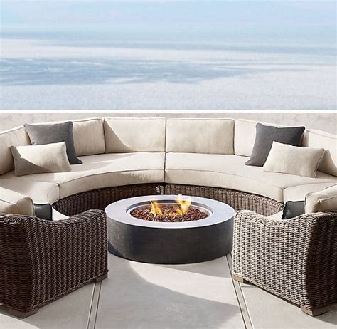 Outdoor Sectional With Fire Pit - HMDCRTN