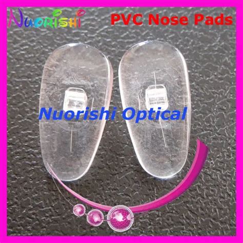 PV11 plastic pvc eyewear nose pads 13mm Screw in type glasses eyeglass ...