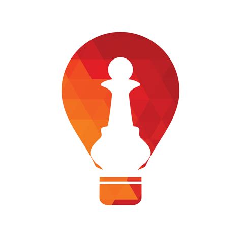 Illustration of chess logo design template vector 14620735 Vector Art ...