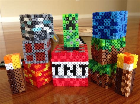 Minecraft toys | Minecraft crafts, Perler crafts, Minecraft diy crafts