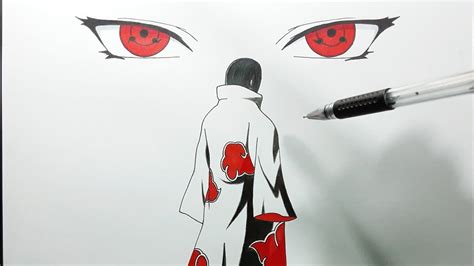 How to draw Itachi's eye | step by step (541) - YouTube