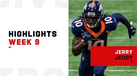 Every catch from Denver Broncos wide receiver Jerry Jeudy's 125-yard game | Week 9