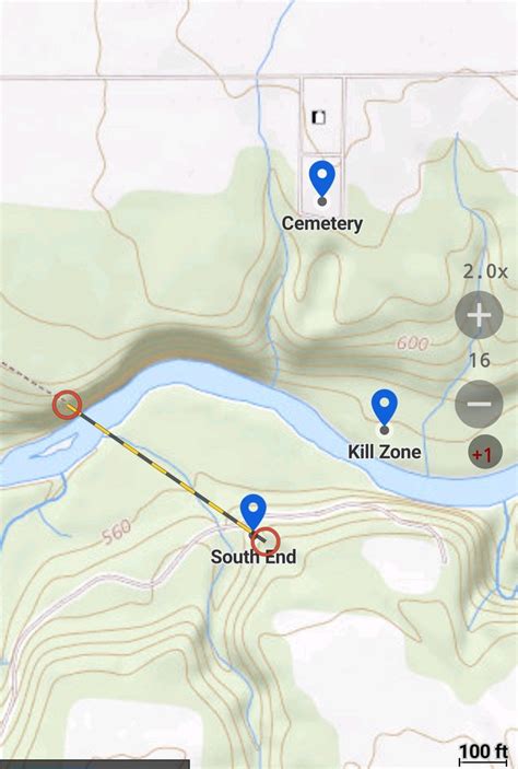 Topography Map of the Crime Scene : r/LibbyandAbby