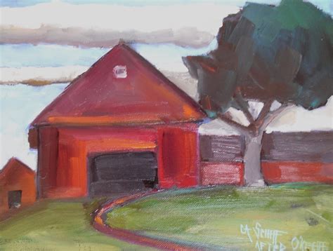 Contemporary Artists of Florida: Barn Painting | Daily Painting | Small Oil Painting | Georgia O ...