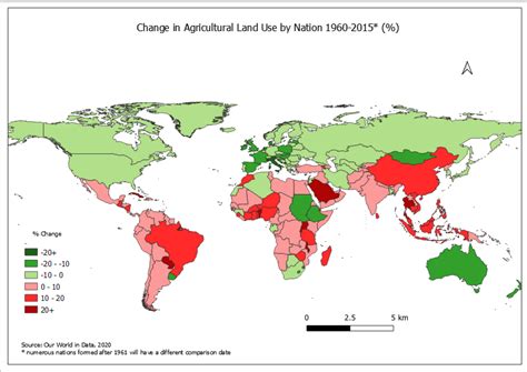 World Map Scale