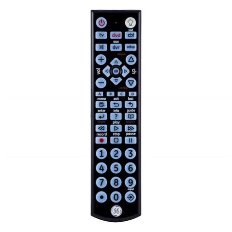 Reviews for GE 4-Device Backlit Big Button Universal TV Remote Control in Black | Pg 4 - The ...