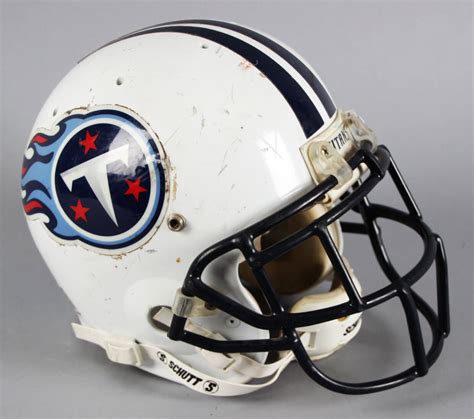 Dainon Sidney Game-Worn Tennessee Titans Helmet – COA 100% Team ...