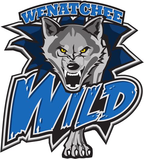 Wenatchee Wild Primary Logo - British Columbia Hockey League (BCHL) - Chris Creamer's Sports ...