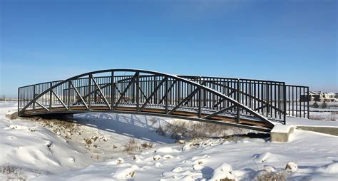 Bowstring Truss Bridge fits Alberta development's requirements