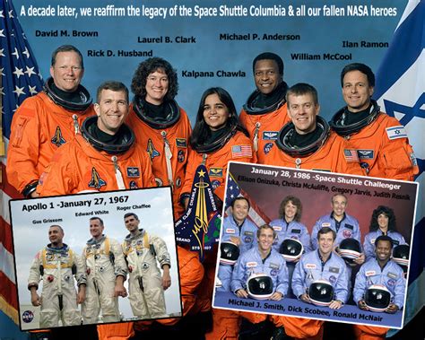 Columbia, Challenger and Apollo 1: Saluting our Fallen NASA Heroes ...