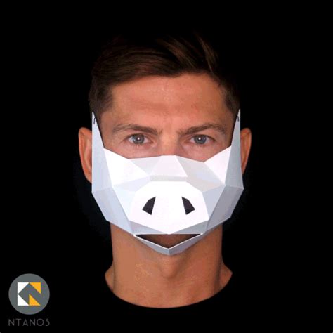 Pig Snout Face Mask | Mask4Mask | Face mask, Mask, Pig snout