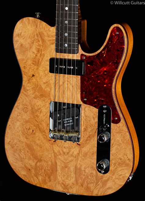 Fender Artisan P90 Maple Burl Telecaster Fiji Mahogany Body with AAAA ...