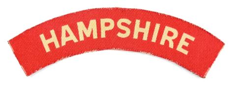 WorldWarCollectibles | British WW2 Hampshire Shoulder Title