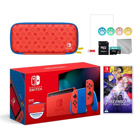 2021 New Nintendo Switch Mario Red & Blue Limited Edition with Mario ...