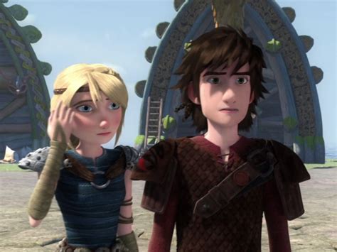 Hiccup and Astrid from Dreamworks Dragons Race to the Edge | Hiccup and astrid, How to train ...