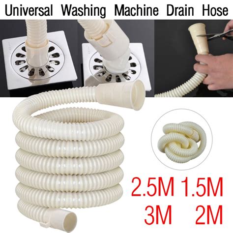 Universal Automatic Washing Machine Drain Pipe Basin Drain Pipe Extension Extension Hose ...